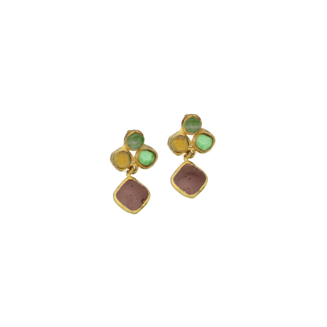 Droplets Dangle Post Earrings