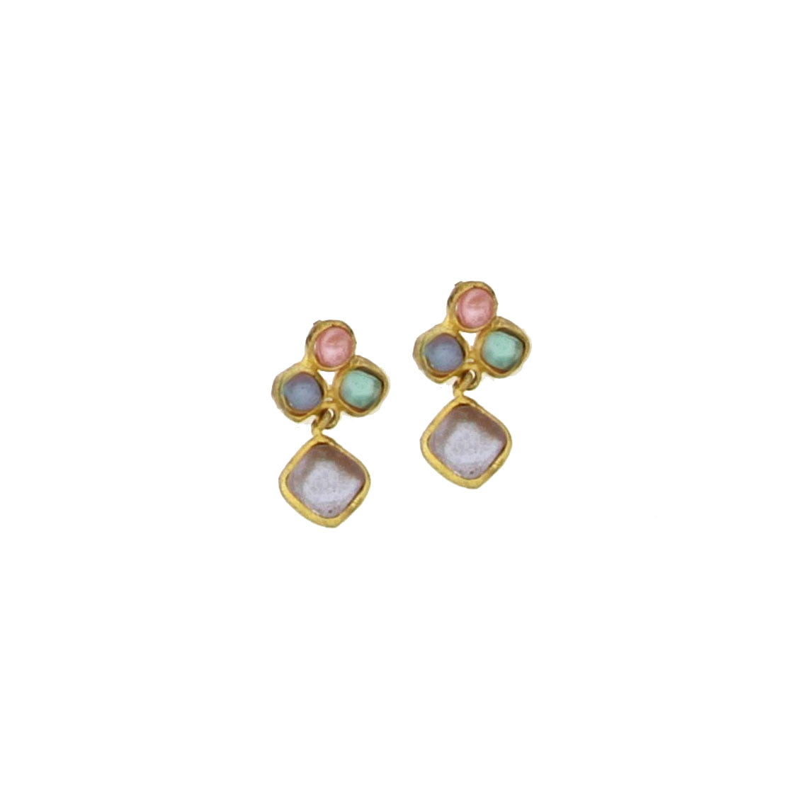 Droplets Dangle Post Earrings