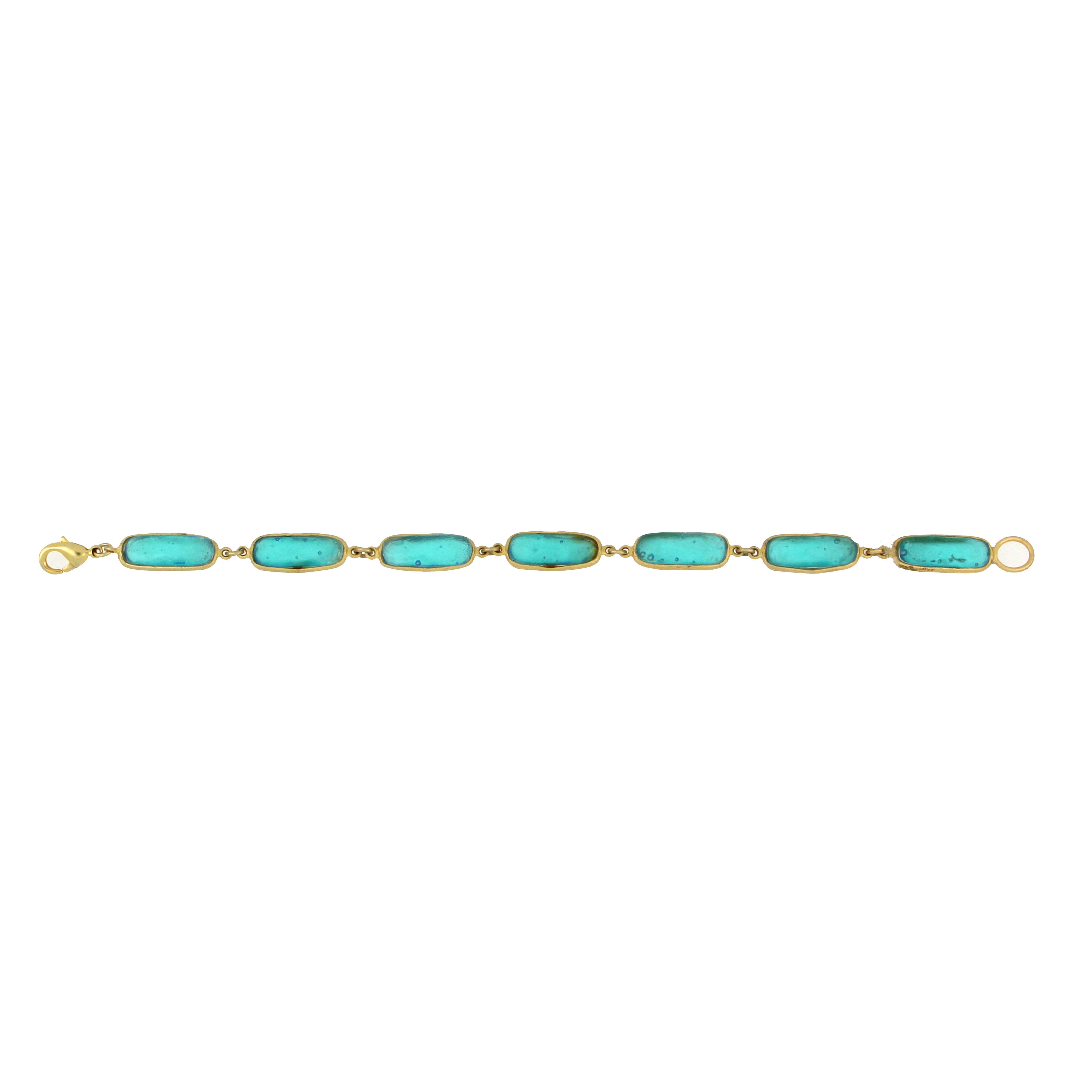 Geo Bubble Bracelet - Teal