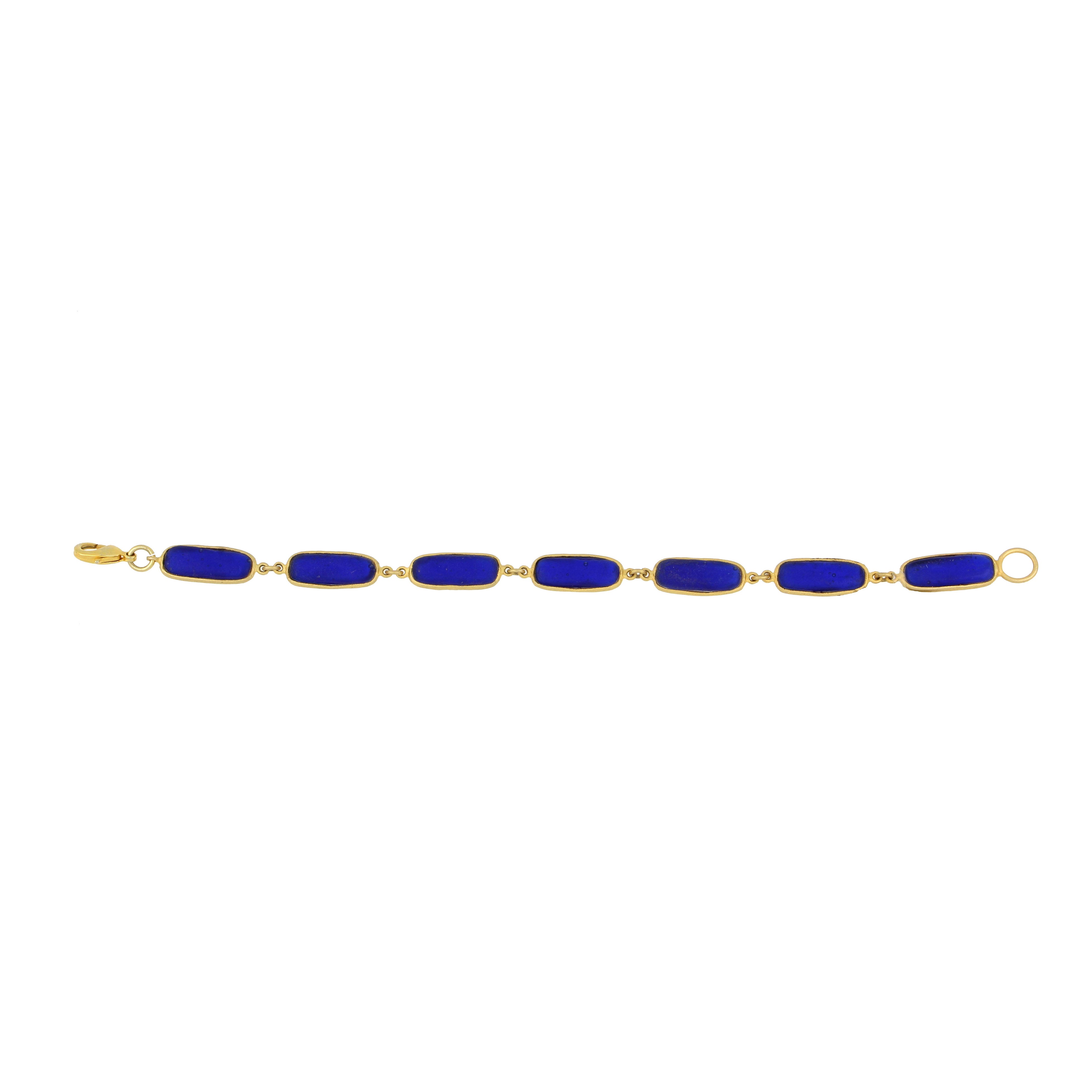 Geo Bubble Bracelet - Cobalt