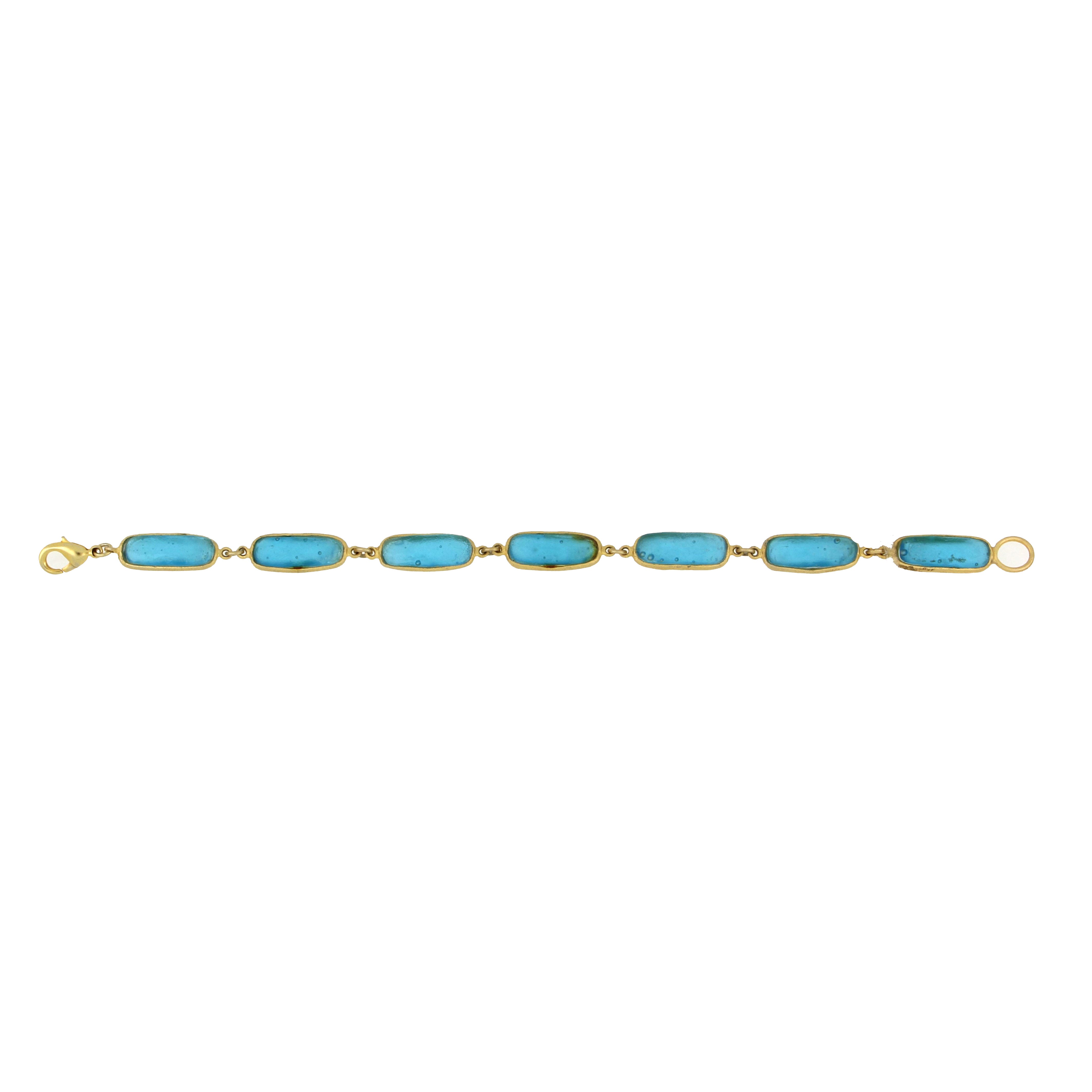 Geo Bubble Bracelet - Turquoise