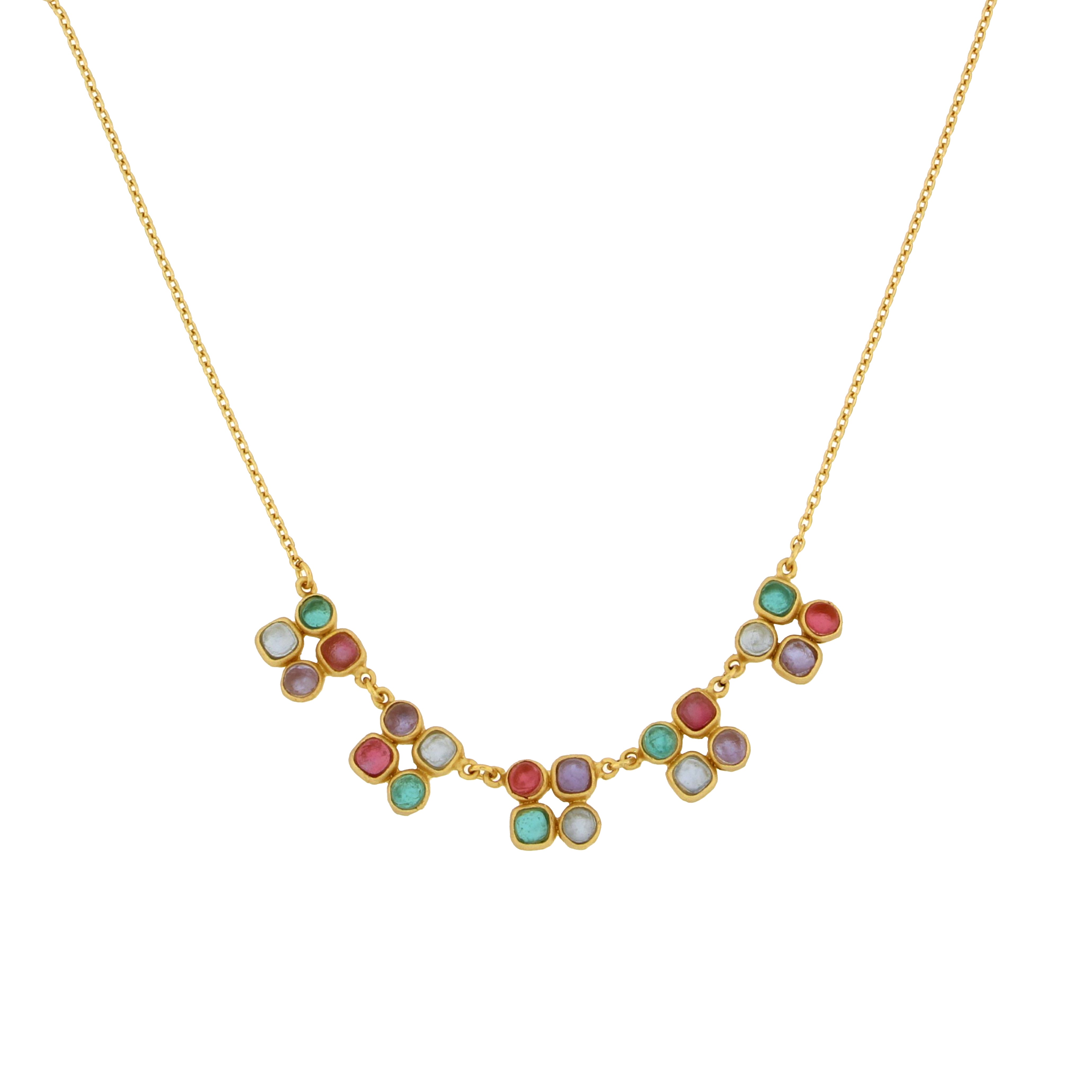 Diamond Drop 16" Adj. Statement Necklace