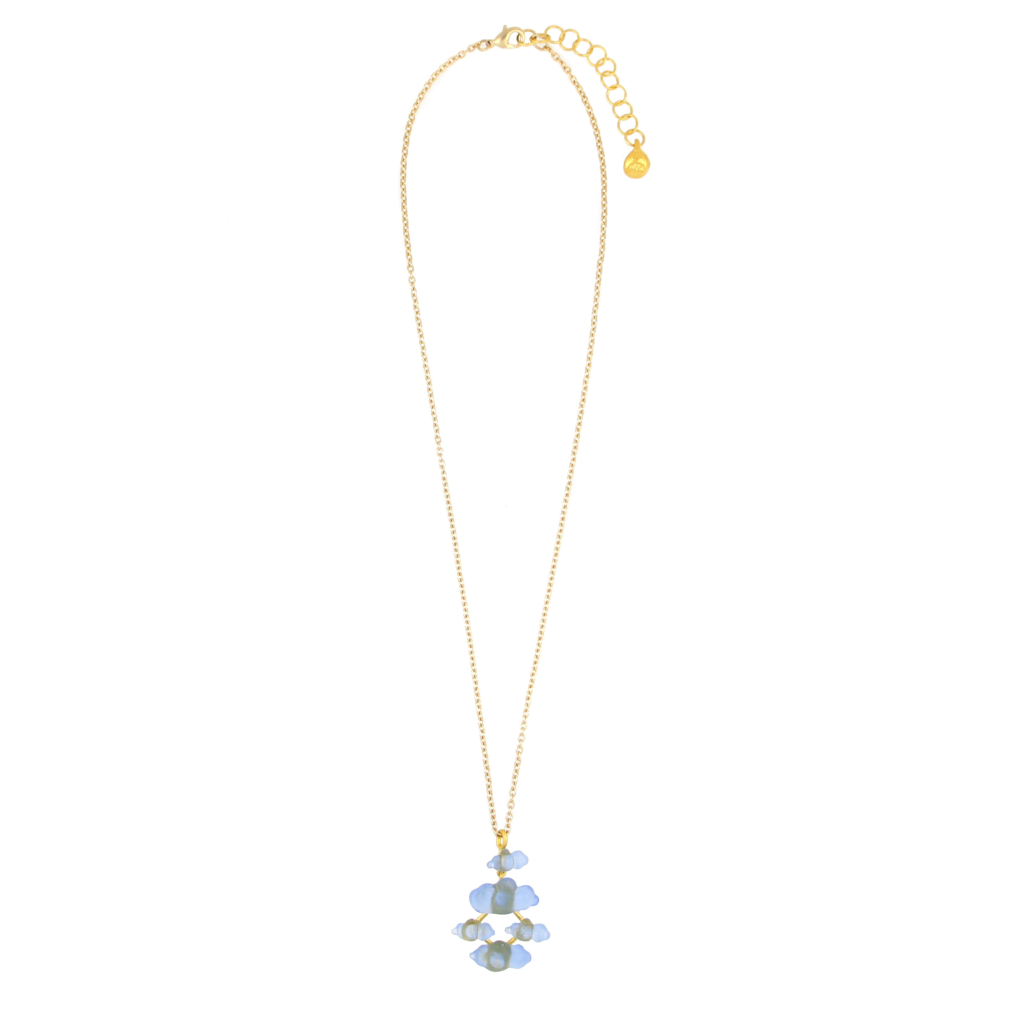 Cloud 16" Adj. Pendant - Light Blue