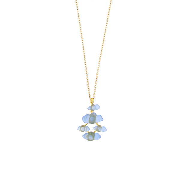 Cloud 16" Adj. Pendant - Light Blue