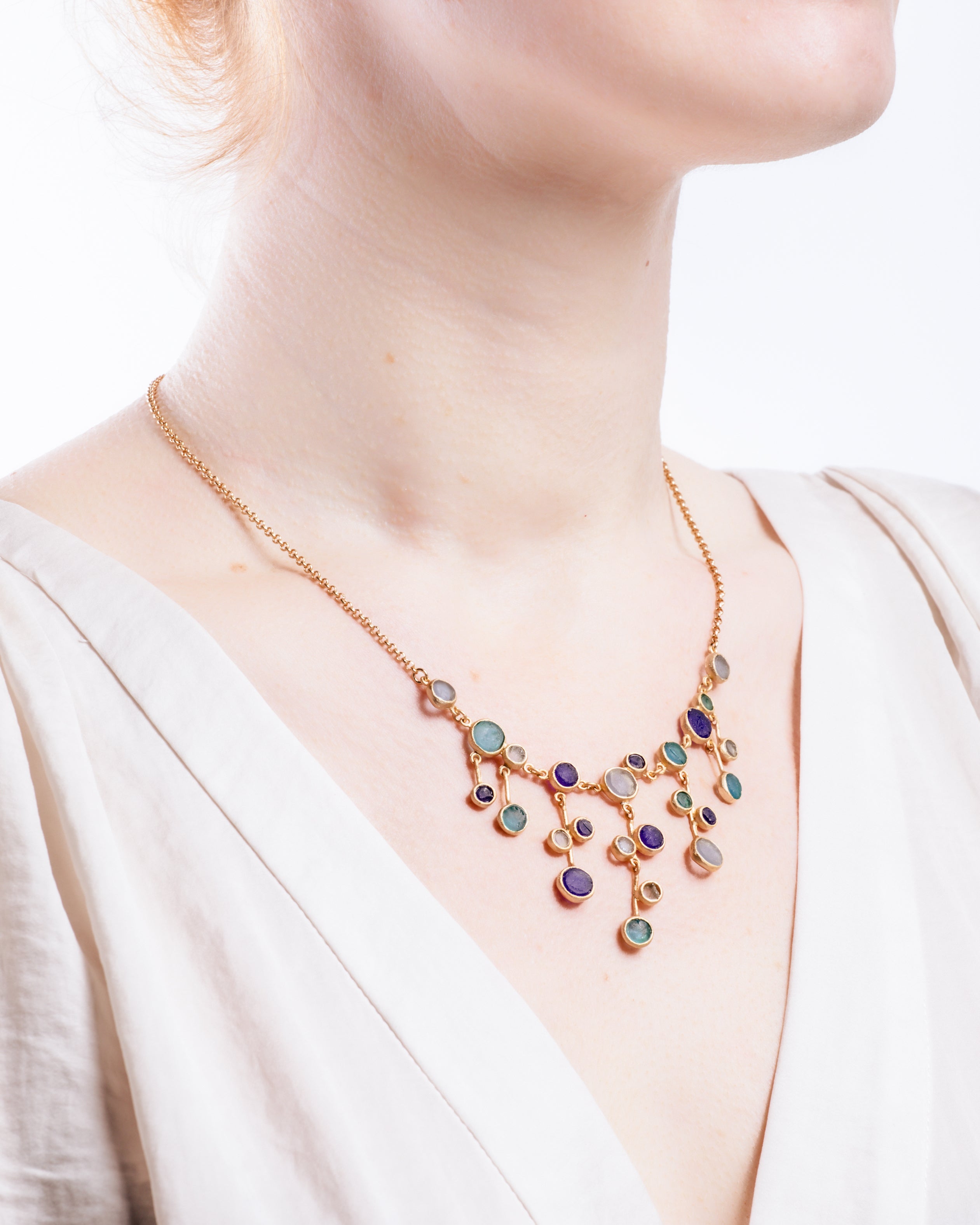 Raindrop Statement Necklace