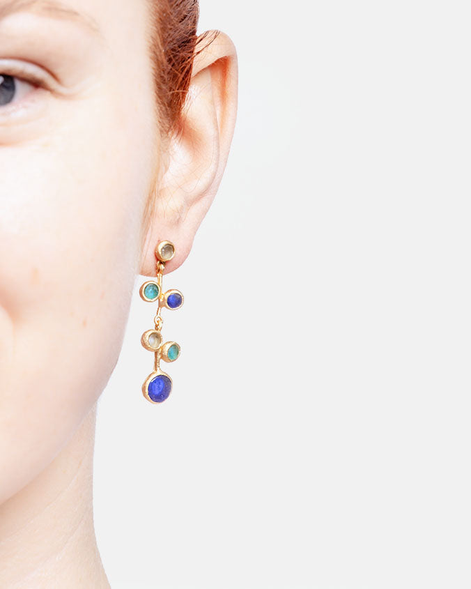 Raindrop Drop Post Earrings