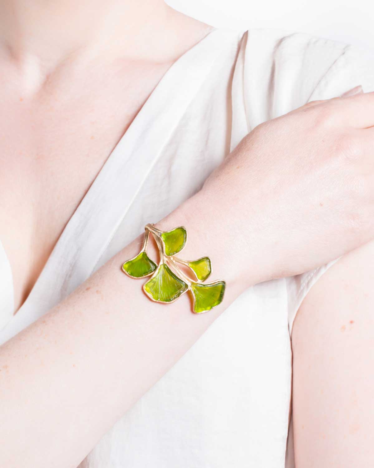 Ginkgo Leaf Cuff