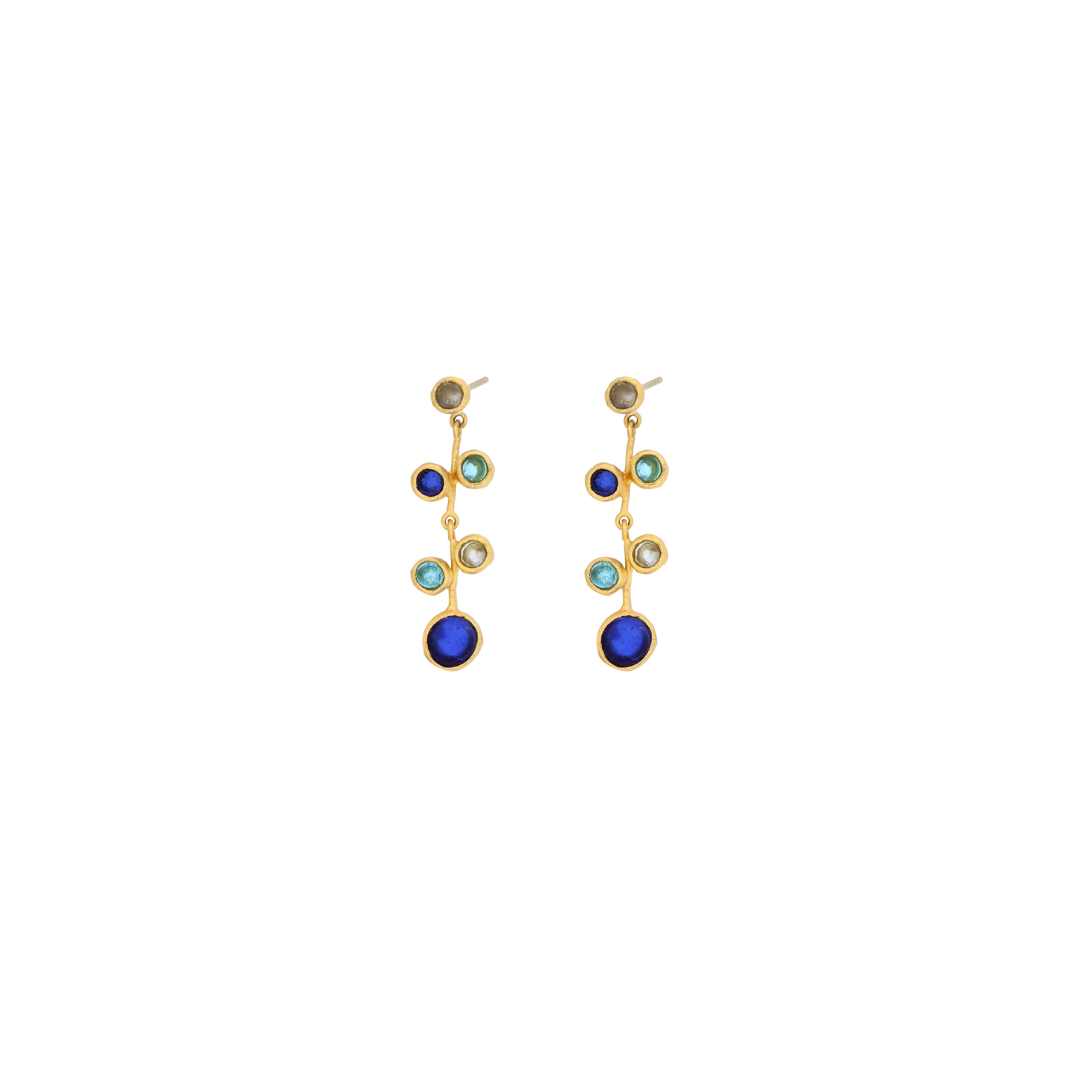 Raindrop Drop Post Earrings