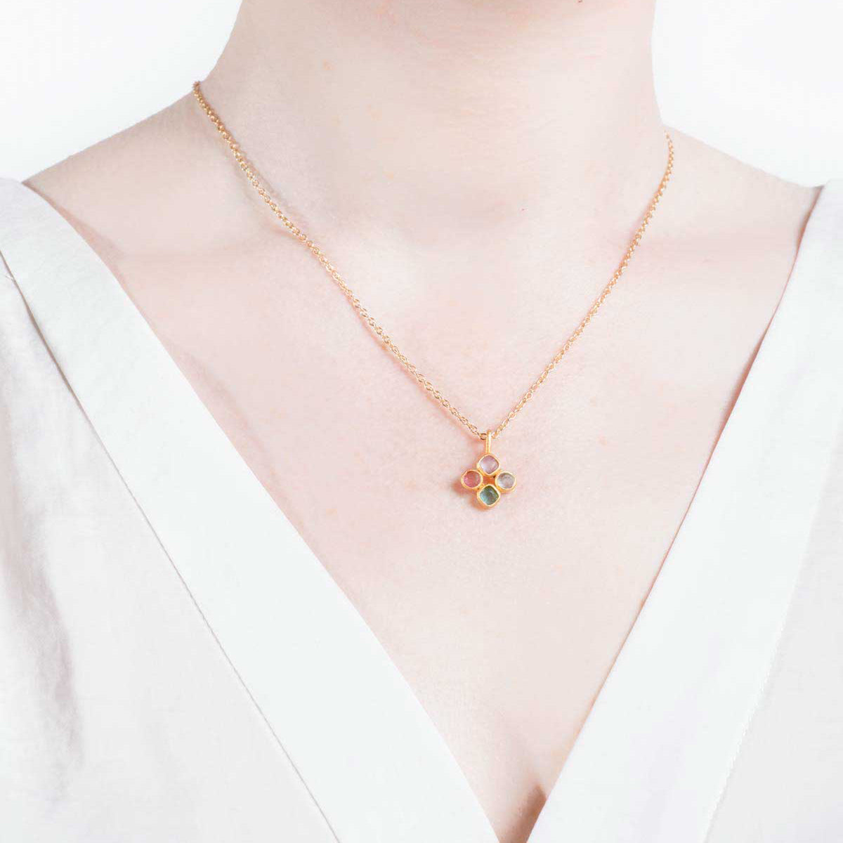 Diamond Drop 16" Adj. Pendant