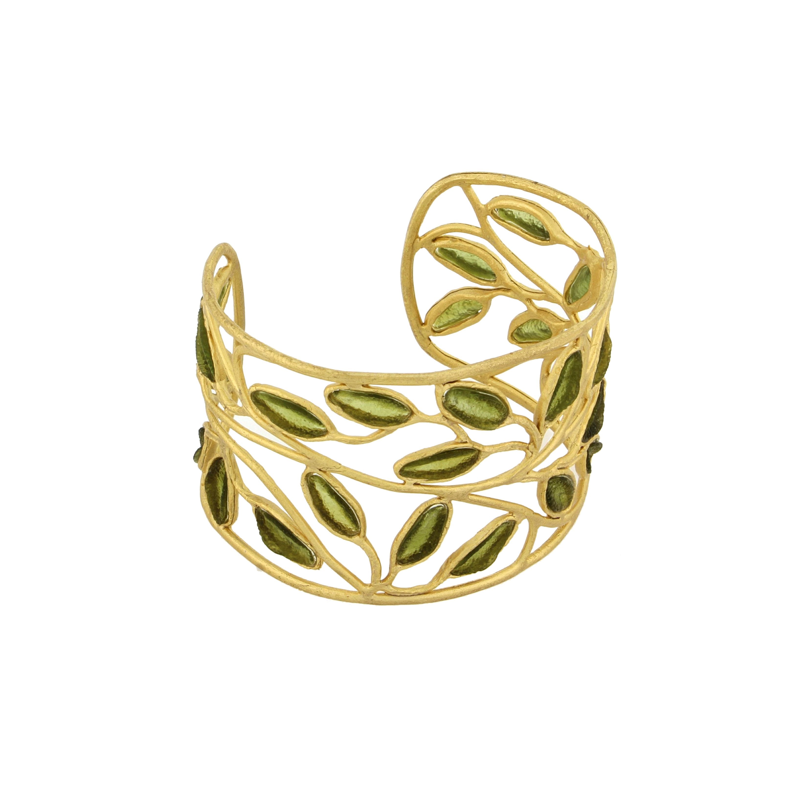 Sage Cuff - Dark Green