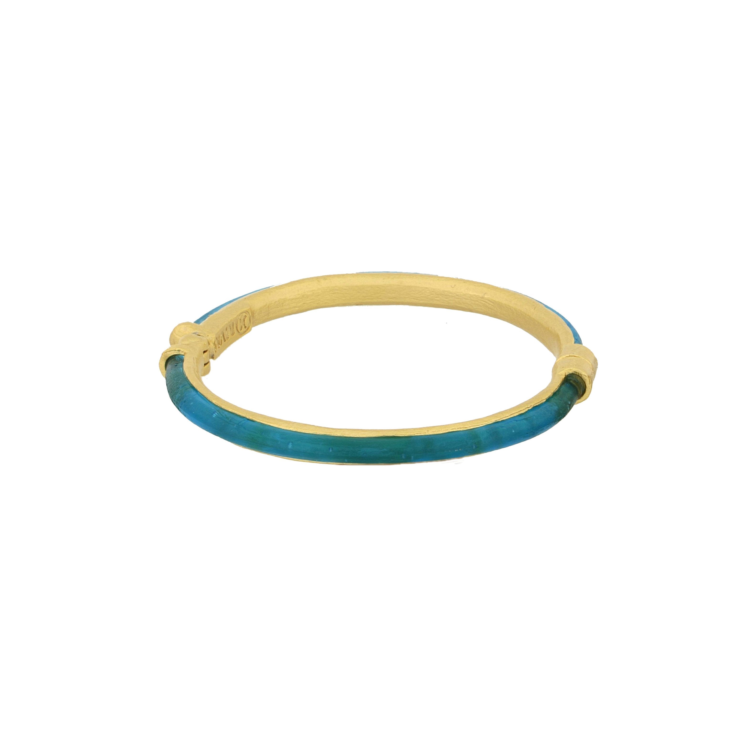 Bubble Magnetic Bangle - Turquoise