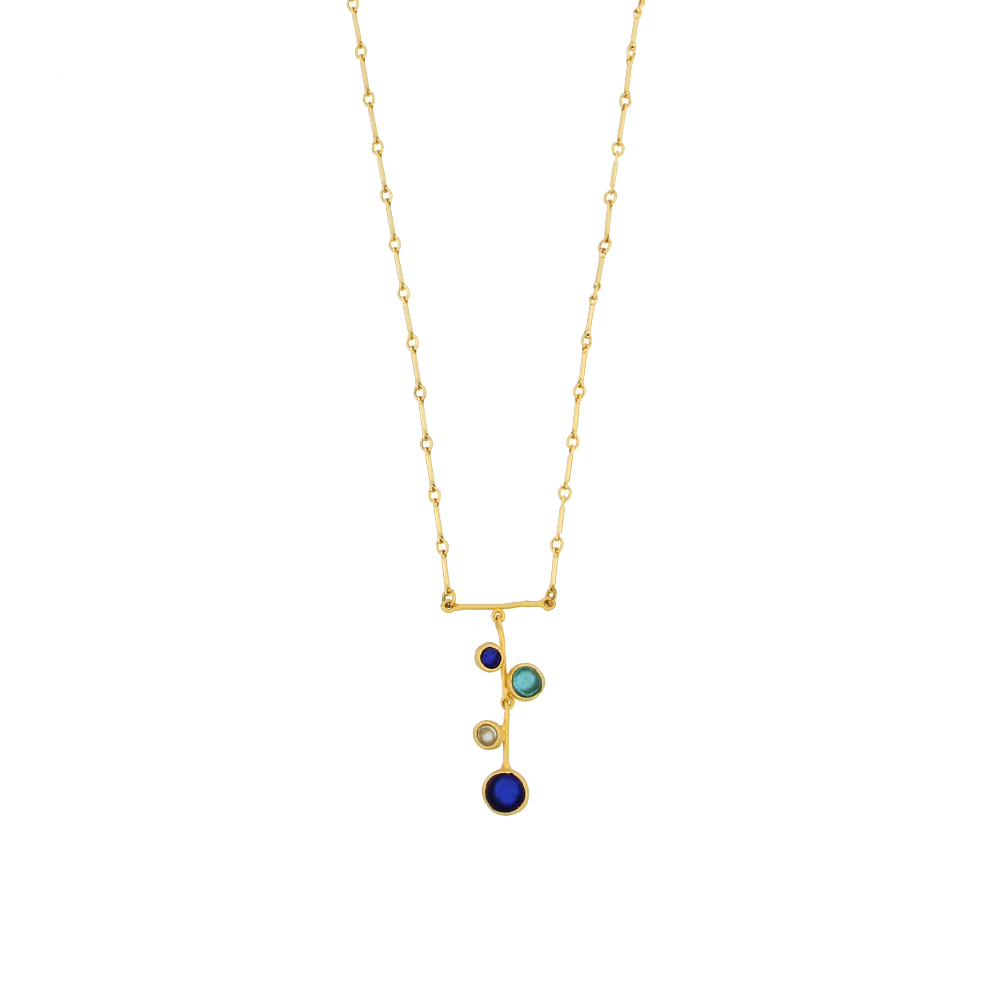 Raindrop Drop Bar Pendant